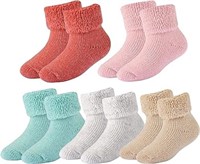 (New) Mini angel 2 Pack Baby Wool Socks Warm