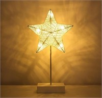 $33-15" BATTERY POWERED STAR SHAPE LIGHT DESK LAMP