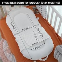 Lounger For Baby Girls & Boys, Portable Baby Bed F