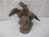 BARRELL RACING  STATUE