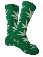 Marijuana Leaf Socks by Dream Big Socks Sz 9-11