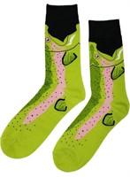 Trout Fish Socks by Dream Big Socks Sz 10-13 NEW