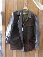 Faux Leather & Fur "Robert Lewis Idea" Men's Coat