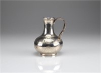 Victorian silver jug