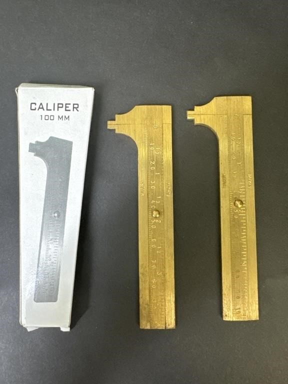 Brass Pocket Calipers