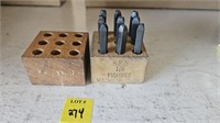 Steel stamps 1/8 numbers