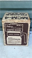 NOS amana radarware MCM-4 coffee pot