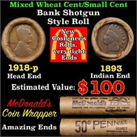 Small Cent Mixed Roll Orig Brandt McDonalds Wrappe