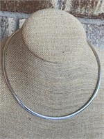 17" Sterling Silver Necklace Made in Italy