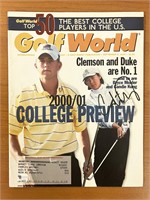 Candie Kung signed 2000 Golf World Magazine