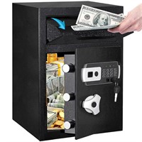 2.6 Cub Safe Deposit Box for Home, Safe with