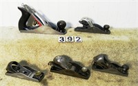 5 – Assorted Stanley planes, G.-Vg: “Handyman”