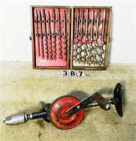 Tray lot assorted drilling devices: “Millers