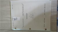 Tv script - " Mission: Impossible" - "Operation