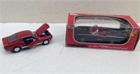 (2) 1:18 Scale Die Cast Cars (1) Boxed