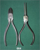Pair Keen Kutter tools: side cutters & needle nose