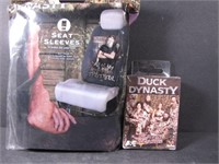 Duck Dynasty Seat Sleeves+ Brand New Deck of Cards