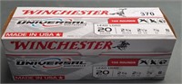 100 rnds Winchester 20 ga Shotshells