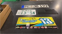 Unique metal license plates and more