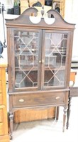 Antique Mahogany two door over one drawer China