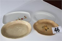 (4) Vintage Platters (U231)