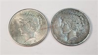 1925 & 1926 D Peace Dollars