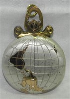 Vintage World Globe Watch Pendant