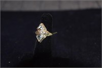 Vintage 14K Ladies Ornate Ring, 3.0g