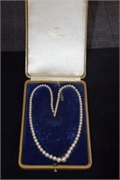 Mikimoto Pearls with Original Box and Paperwork-