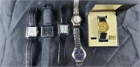 Lot of 6 Modern Designer Watches, Etc.