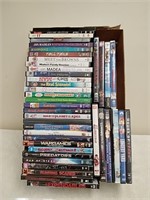 Group of DVDs