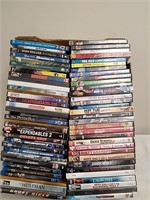 Large group of DVDs