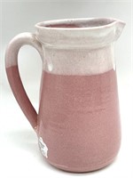 Bear Pottery Pink Pitcher 7.5”