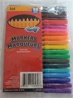 20 Pack Of Multi Color Markers