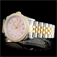 36mm Diamond Rolex DateJust Watch