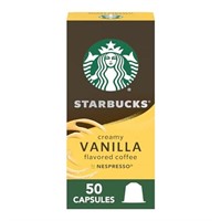 Starbucks Vanilla Flavored Nespresso Capsules-50Ct