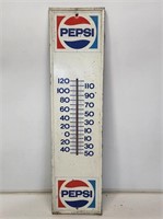1960's White Pepsi Thermometer