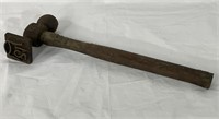 Large Vintage Log Marking Hammer!