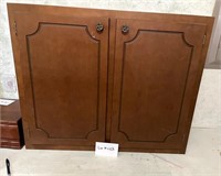 Wooden Tabletop Storage Cabinet
