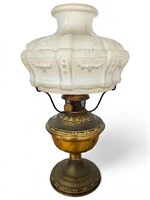 Signed Aladdin Model #7 Kerosene Oil Lamp