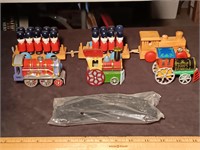 1985 / 86 Tin and Wooden Kid's Trains.