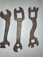 3 WRENCHES - WIARD PLOW, JOHNSON HARVESTER