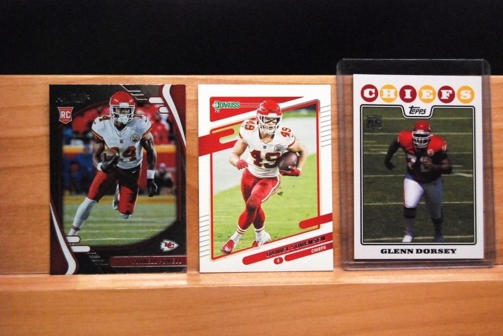 Chiefs Cards Lot with Rookies