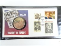 Victory in Europe Commemorative 5 Dollar Peace