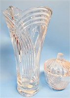 Regent 14 " Vase & Glass Candy Dish