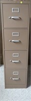 Hon 4 drawer filing Cabinet, metal (26 1/2" deep x