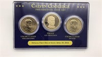 Calvin Coolidge Presidential Dollar Coin Set