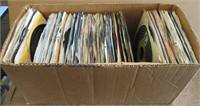 Large Group of 45 Records, Assorted Genre