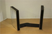 PAIR OF MIRRORED BOOKENDS