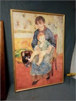 "Young Mother" by Pierre- auguste Renoir 1981 Art